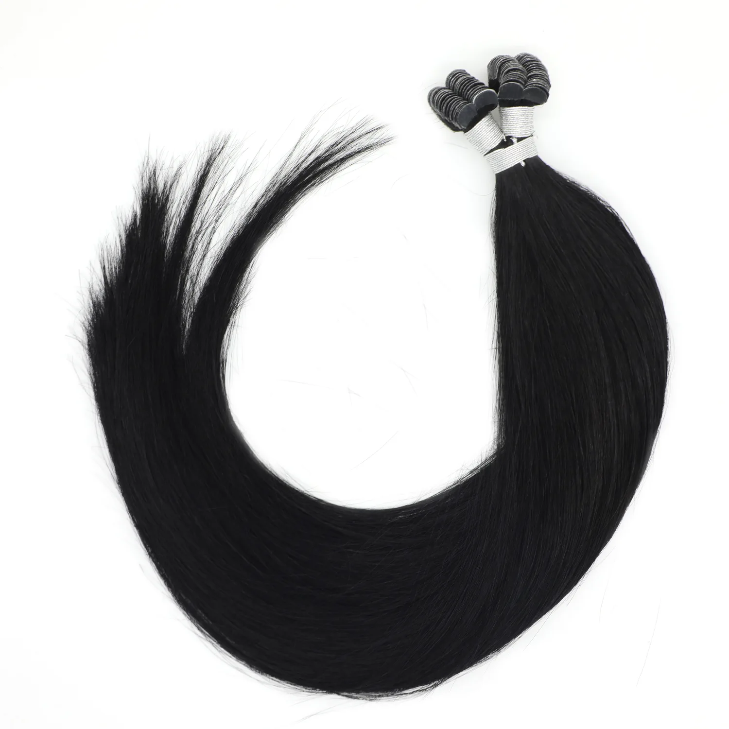 extensii par natural mini tape on brunet